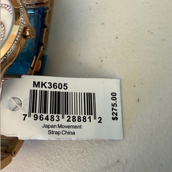 Michael Kors MK3605 Rose Gold Crystal Heart Watch NWT main image 9